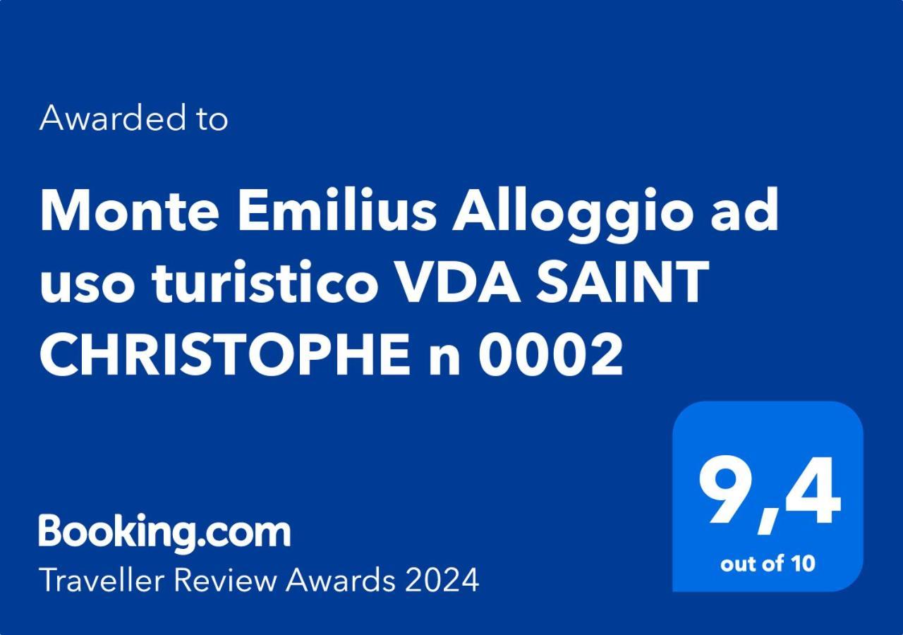 Monte Emilius Alloggio Ad Uso Turistico Vda Saint Christophe N 0002 Bagian luar foto